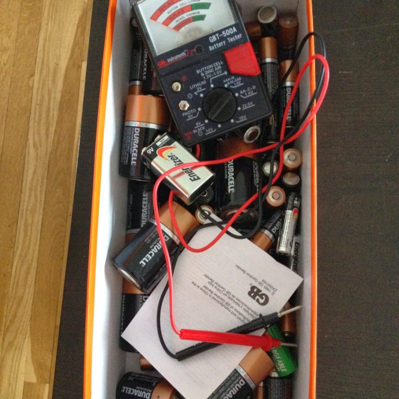 Organizing your Batteries