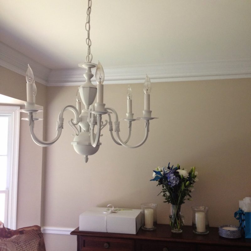 New Look for an Old Chandelier