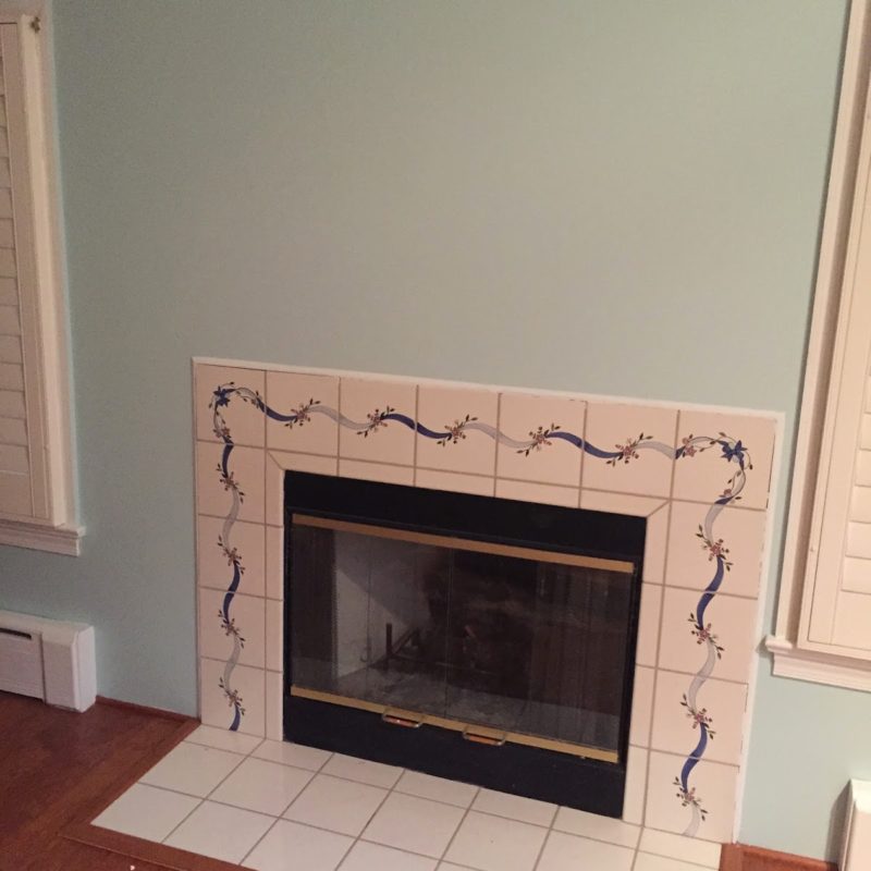 Fireplace Before/After