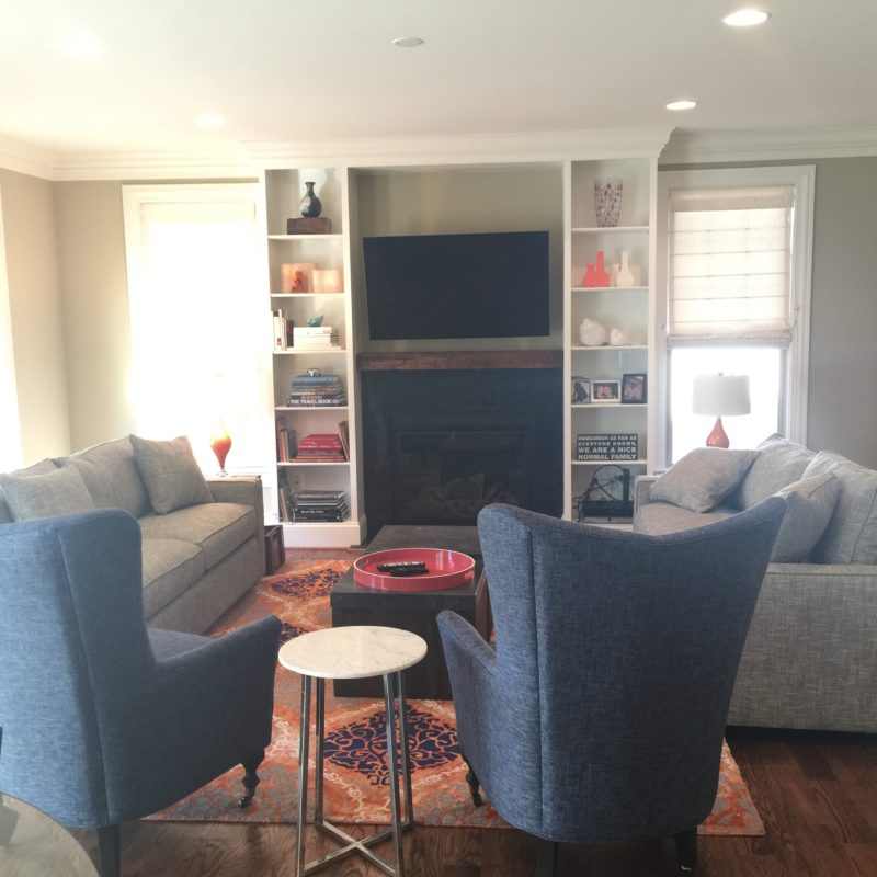 Before/After :: A Family Room Livens Up