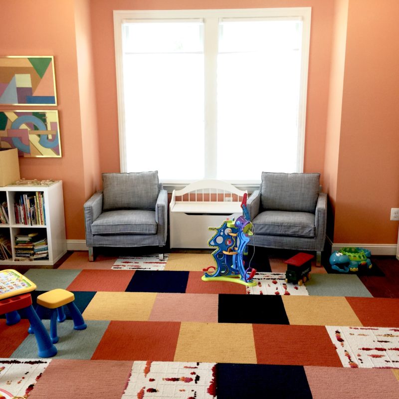 Before/After :: A Colorful Room to Play