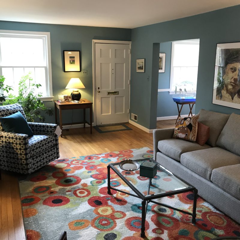 Before/After :: My Art Teacher’s Living Room!