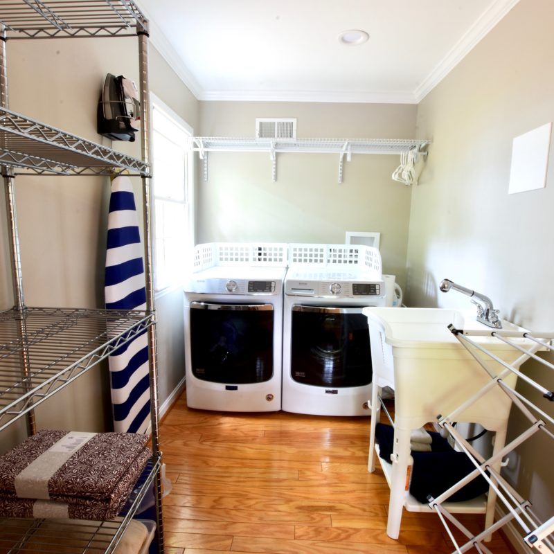 Before/After :: Carving Out a Spacious + Sunny Laundry