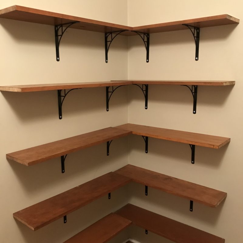 Before/After :: Using Old Shelves in a New Space